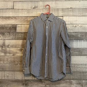 Men’s Polo by Ralph Lauren Gingham Dress Shirt | size 16 | Custom Fit
